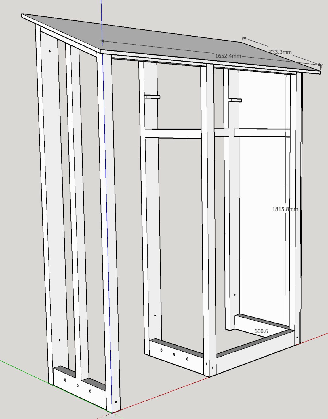 SketchUp plan for approval